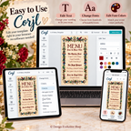 Medieval Menu | Royal Feast Renaissance Blue | Editable Template
