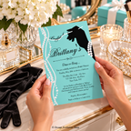 Breakfast at Tiffany’s Black Glove Invitation | Editable Template
