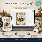 Medieval Renaissance Baby Shower Invitation |  Editable Template