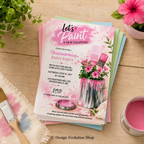Paint a New Chapter Housewarming Invitation |  Editable Template