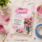 Paint a New Chapter Housewarming Invitation |  Editable Template