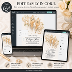 Wifey for Lifey High Heels Floral Bridal Shower Invitation |  Editable Template
