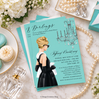 Breakfast at Tiffany’s Bridal Shower Invitation Blonde | Editable Template