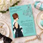 Breakfast at Tiffany’s Bridal Shower Invitation Brunette | Editable Template