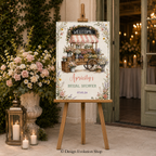 Fresh Off the Market Welcome Sign | Vintage Flower Cart Editable Template