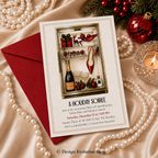 Holiday Heels Fridge Invitation |  Editable Template