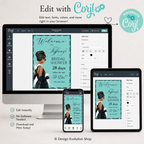 Breakfast at Tiffany’s Bridal Shower Welcome Sign | Editable Template