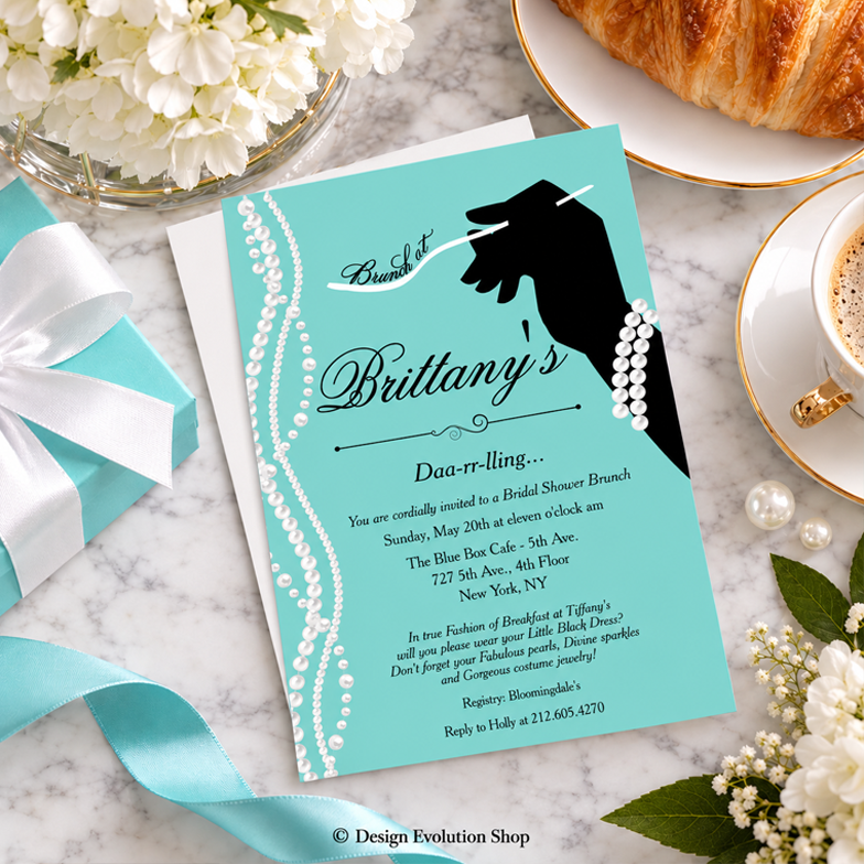 Breakfast at Tiffany’s Brunch Invitation | Editable Template