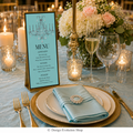 Breakfast at Tiffany’s Bridal Shower Menu Editable Template