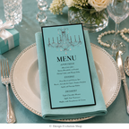 Breakfast at Tiffany’s Bridal Shower Menu Editable Template