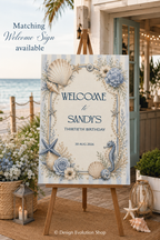 Let's Toast on the Coast Beach Invitation Editable Template