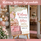 Traveling from Miss to Mrs Travel Bridal Shower Invitation Editable Template
